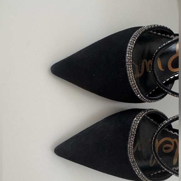 Sam Edelman Anita Embellished Black Heels- Never Worn - Picture 3 of 8